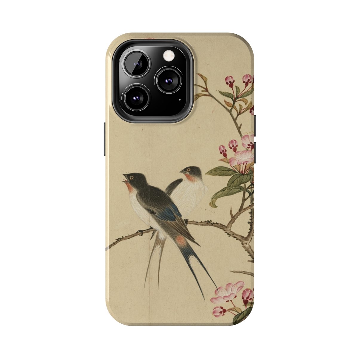 phone case_birds_floral