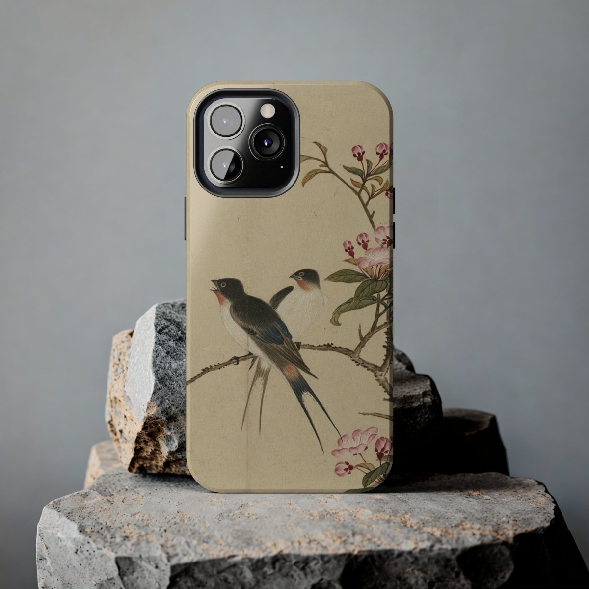 phone case_birds_floral