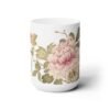 Qing Dynasty Floral Painting Mug