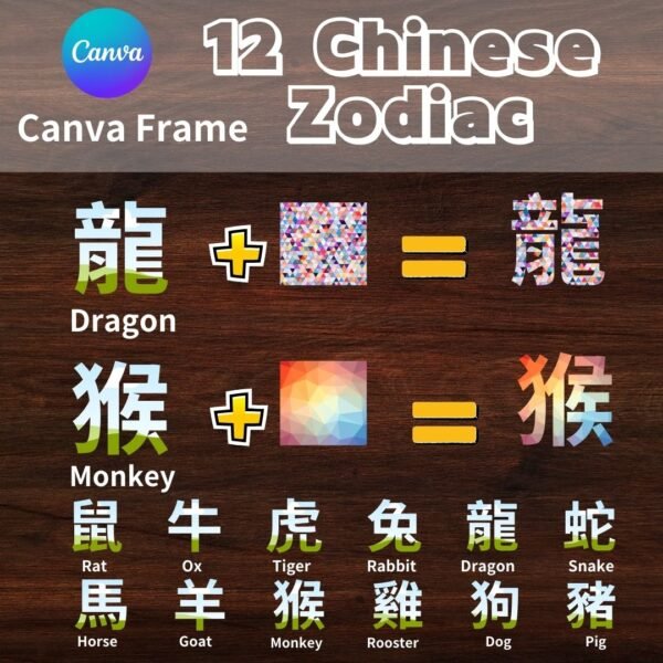 Chinese Characters Frame02