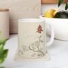 Spring Blossom Mug, Seasons Flowers, floral mug, Chinese Art, Chinese painting, Mother's Day gift, Birthday Gift, Gift for her